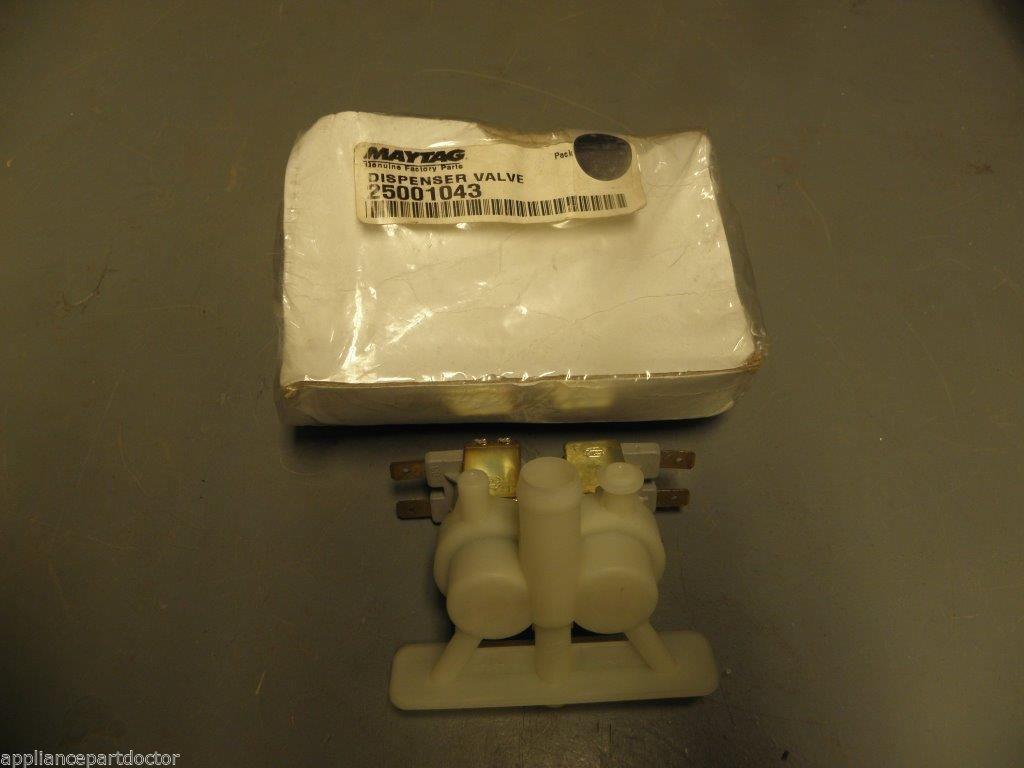 Maytag Washer 25001043 Water Dispenser Valve NEW IN BOX Maytag Washer 25001043 Water Dispenser Valve NEW IN BOX